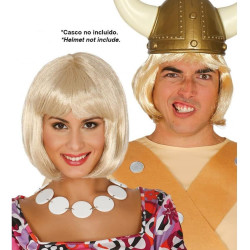 Ilgai Blondinė Perukas (Dėžutės Talpykla)