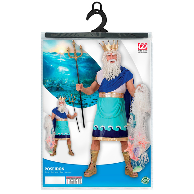 Poseidono kostiumas suaugusiems