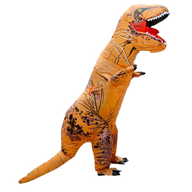 Pūstošais dinozaura kostīms pieaugušajiem