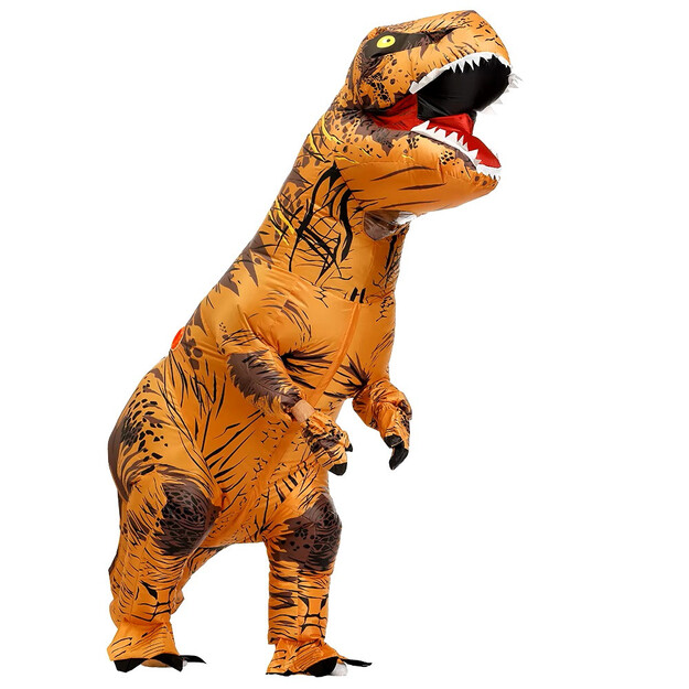 Pripučiamas dinozauro kostiumas suaugusiems
