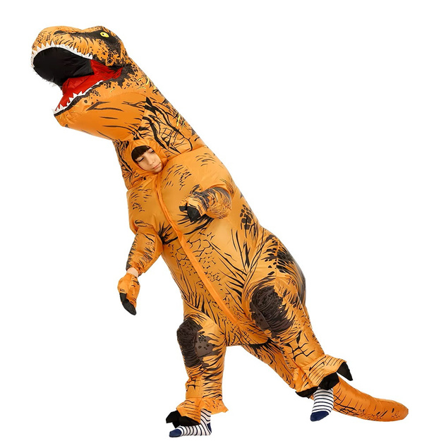 Pripučiamas dinozauro kostiumas suaugusiems