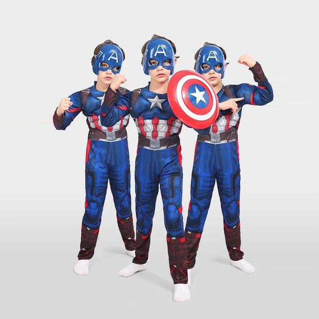 Vaikų superherojaus kostiumas
