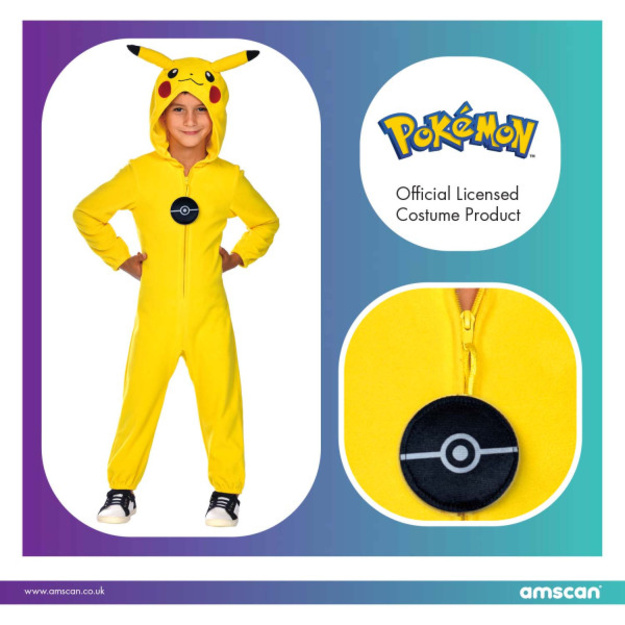 Pokemon Pikachu kostiumas vaikams