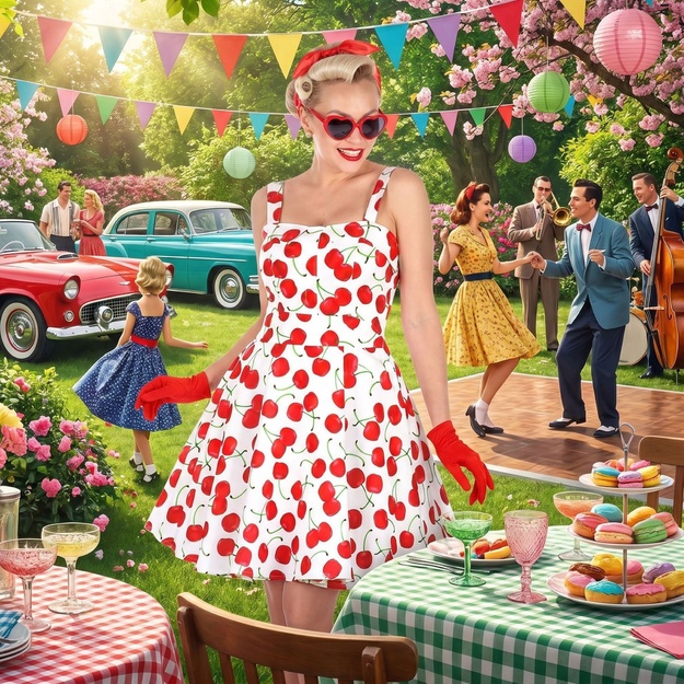 Izbaudi Retro Stilu: Fantastiskas 50. gadu Stila Kleitas Sievietēm