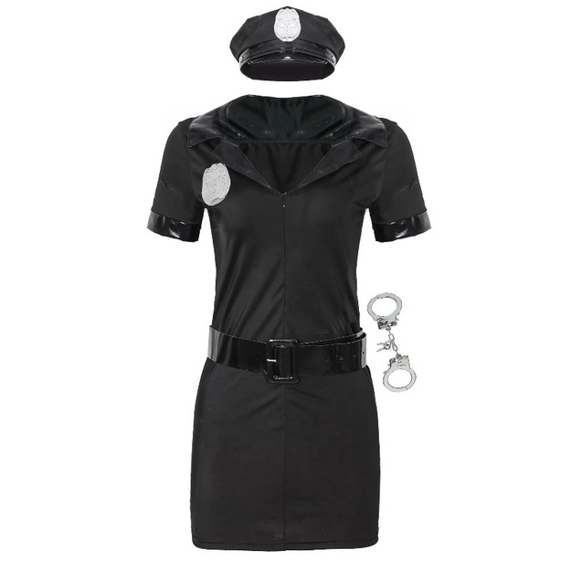 Moteri&scaron;kas policininkės kostiumas