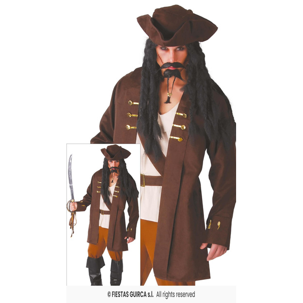 Piratų kapitono kostiumas suaugusiems