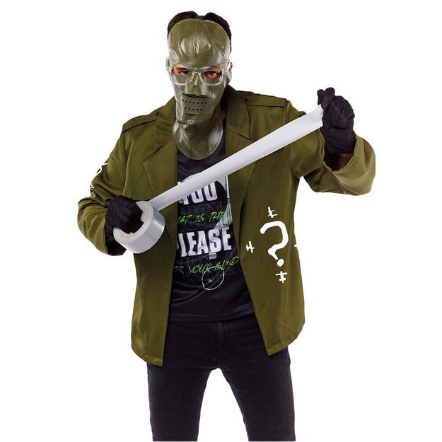 Superherojaus Rydlerio kostiumas suaugusiems
