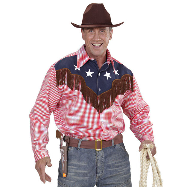 Rodeo kaubojaus marškiniai vyrams
