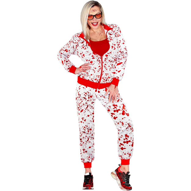 Sportinis kostiumas suaugusiems su kraujo dėmių ra&scaron;tu