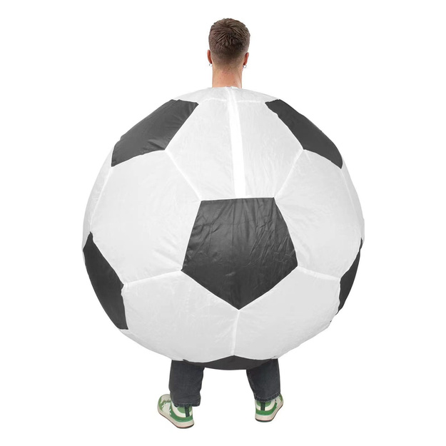 Pripučiamas futbolo kamuolio kostiumas suaugusiems