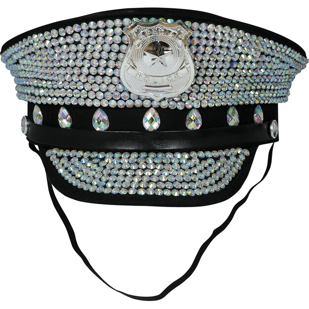 Policijos kepurė su deimantais