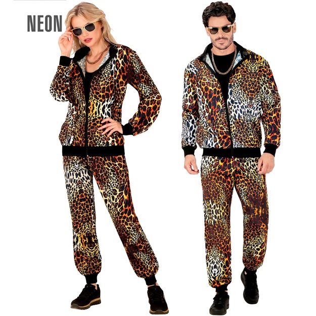 Sportinis kostiumas suaugusiems su leopardo ra&scaron;tu