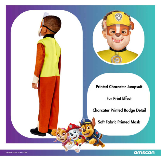 Paw Patrol Rubble kostiumas vaikams