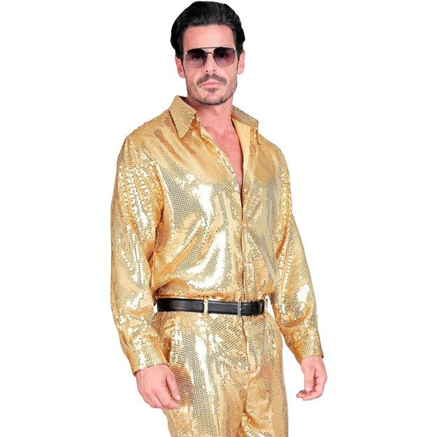Sära eredalt: Meeste kuldne sädelev särk
