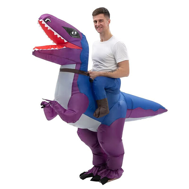 Pripučiamas dinozauro kostiumas suaugusiems
