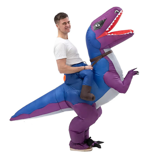 Pripučiamas dinozauro kostiumas suaugusiems
