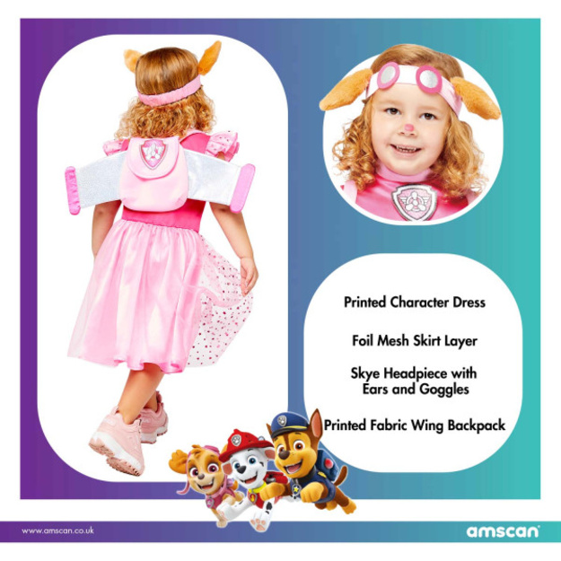 Paw Patrol Skye kostiumas vaikams
