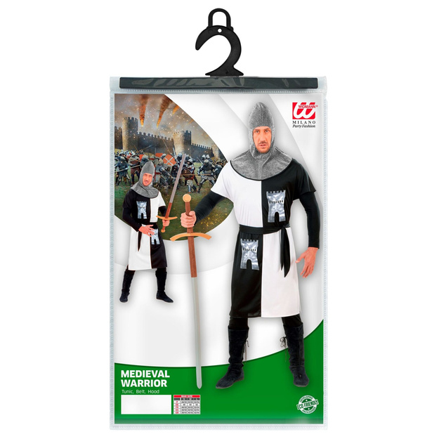 Viduramžių kario kostiumas suaugusiems