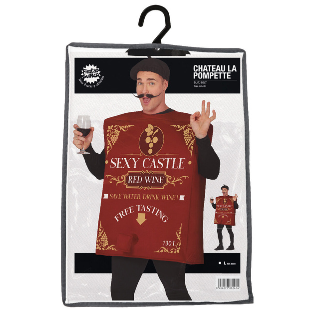 Butelio kostiumas suaugusiems  Red wine