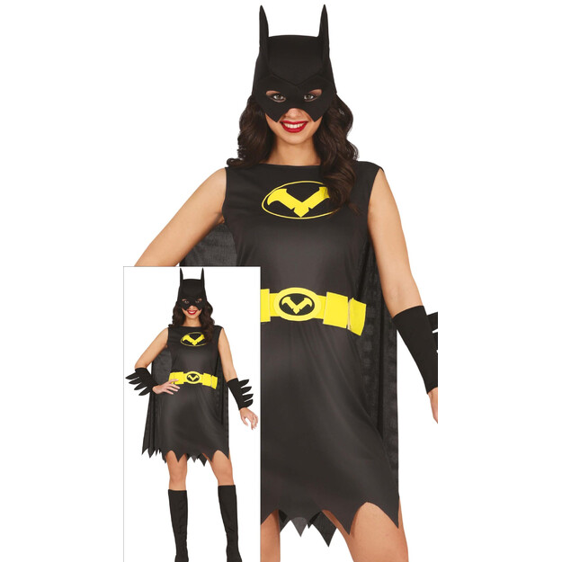 Nakties superherojės kostiumas moterims