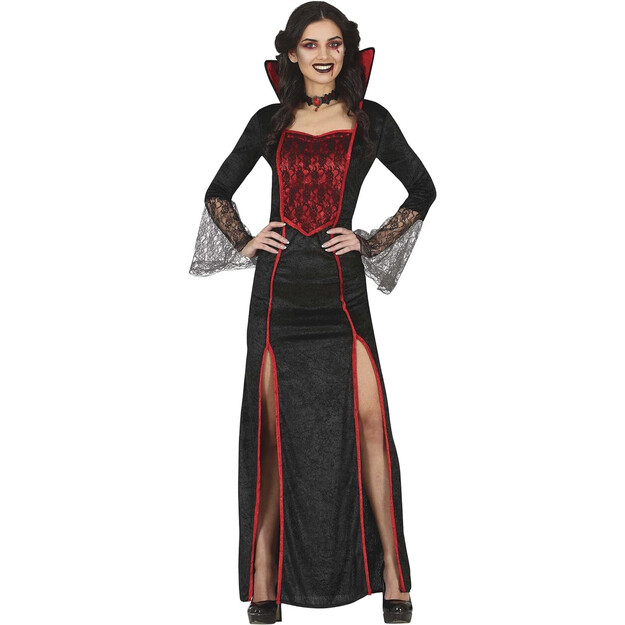 Gotiška vampyro ilga elegantiška suknelė moterims