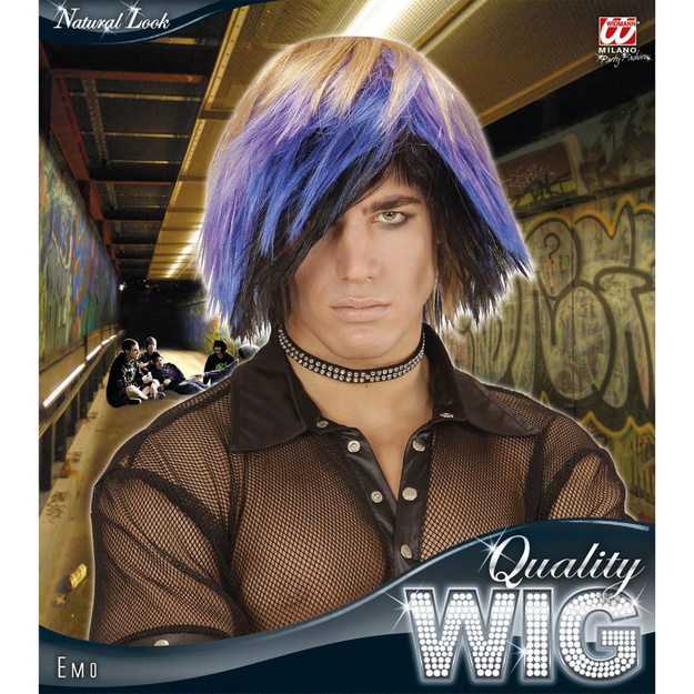 Emo perukas vyrams