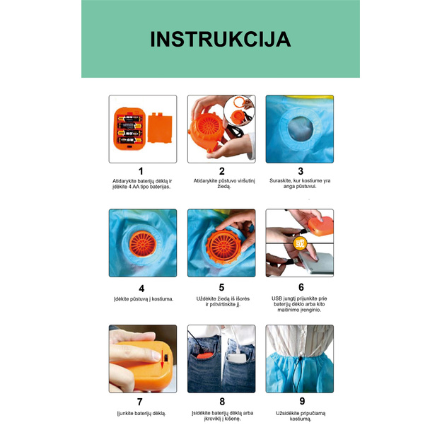 Pripučiamas ryklio kostiumas suaugusiems