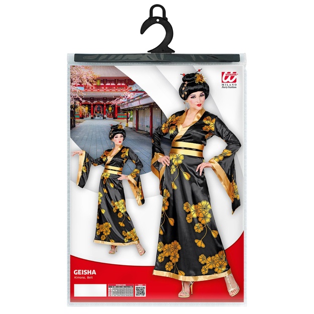 Elegants ģeišu iedvesmots tērps sievietēm