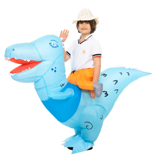 Pripučiamas dinozauro kostiumas vaikams