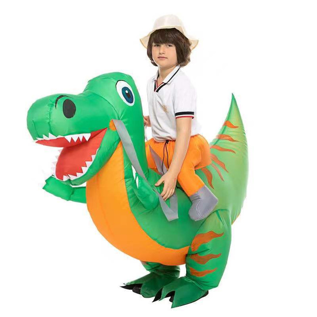 Pripučiamas dinozauro kostiumas vaikams