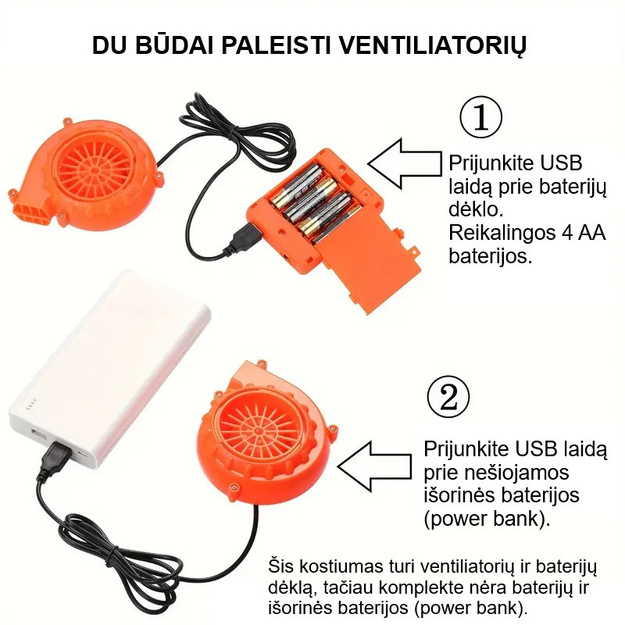 Pripučiamas dinozauro kostiumas vaikams