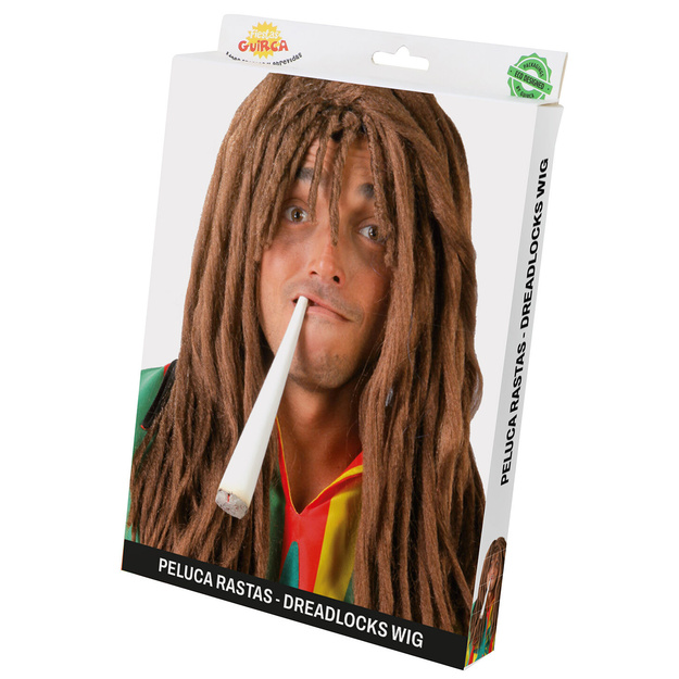 Rasta  rudos spalvos perukas
