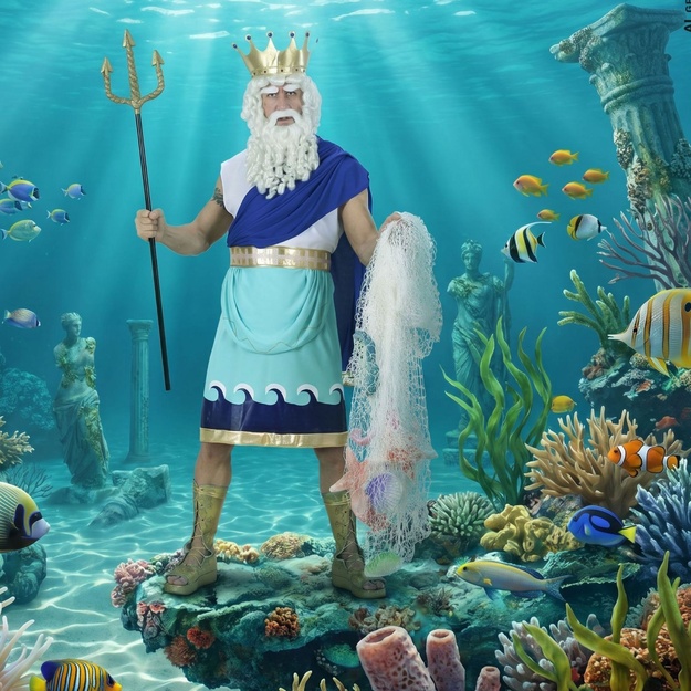 Poseidona tērps pieaugušajiem