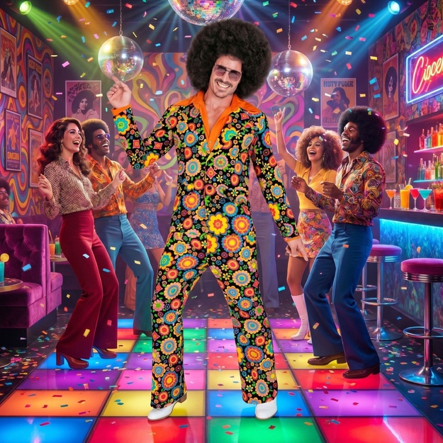 Groovy 60. gadu vīriešu mode: ultimātais retro kostīms