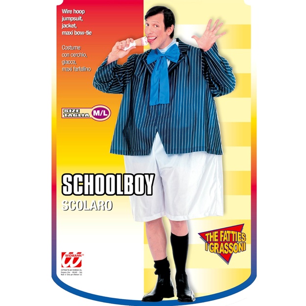 Pieaugušo lielā skolēna kostīms