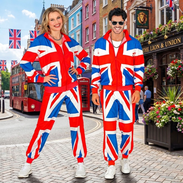Karnavalinis sportinis kostiumas \"UK Party\"