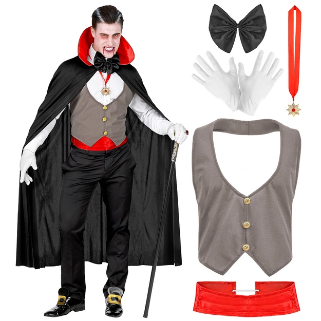 Vabasta oma sisemine Dracula: ülim meeste vampiirikostüüm