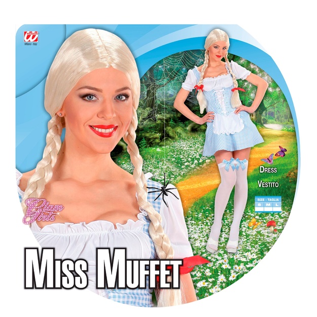 Võluv Miss Muffet kostüüm naistele: Haara klassikaline muinasjutulik välimus!