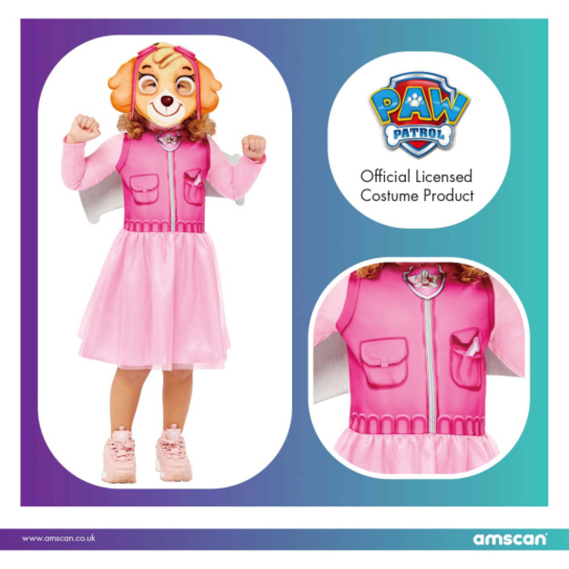 Paw Patrol Skye kostiumas mergaitėms