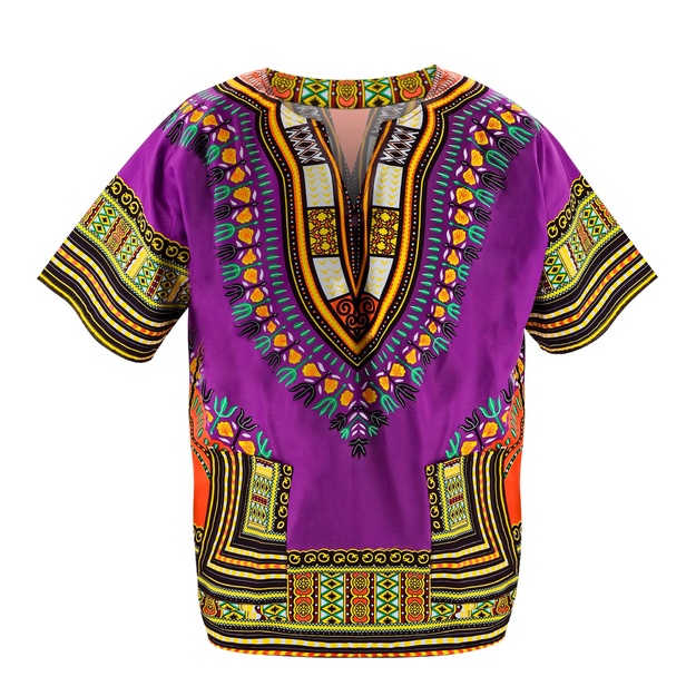 Dzīvotspējīgs violeta Dashiki tērps vīriešiem - Izcelies ar stilu!